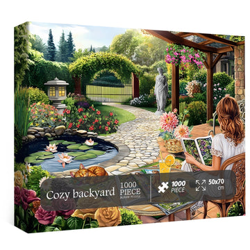 Accogliente puzzle di cortile puzzle 1000 pezzi